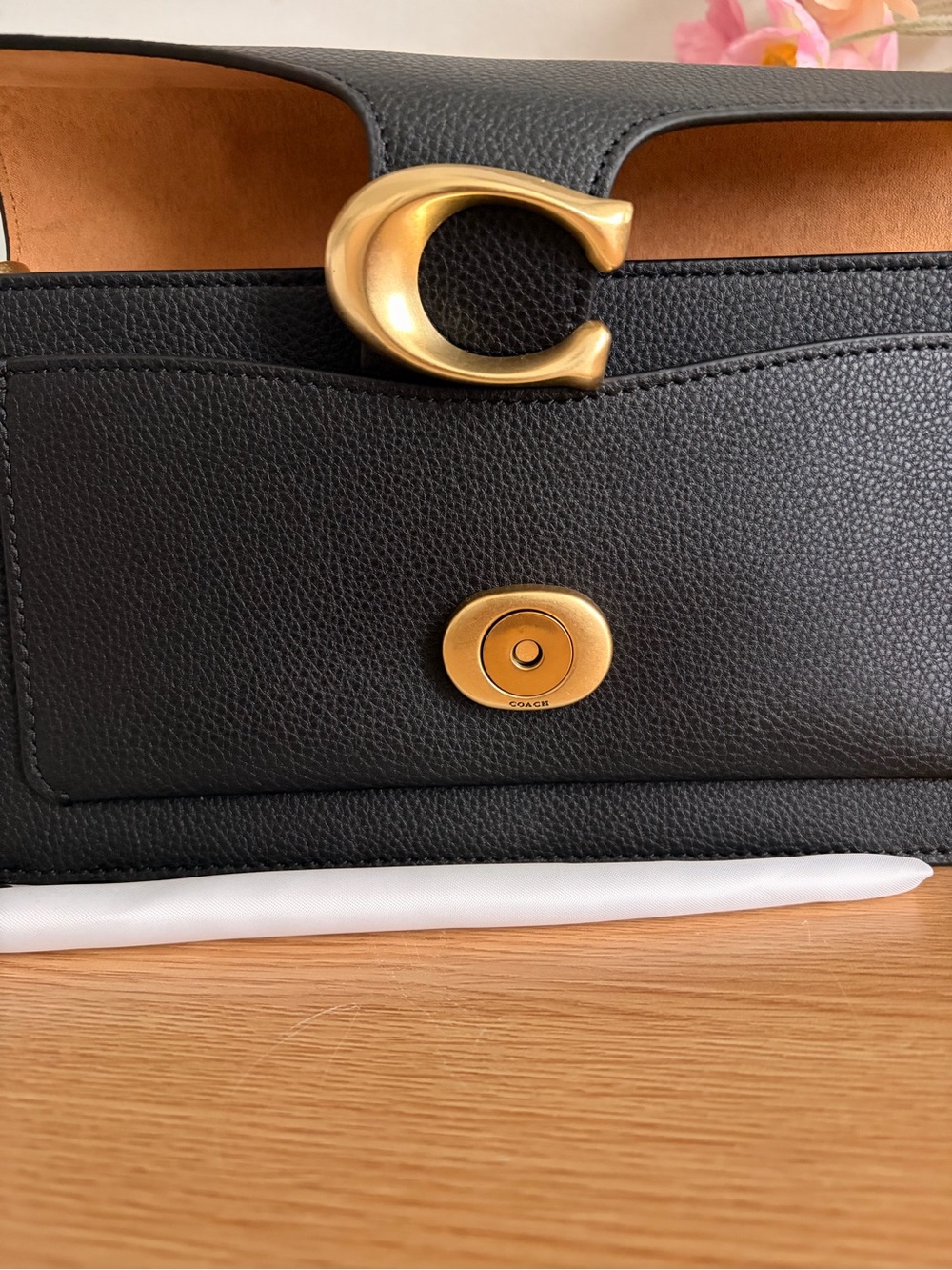 Coach Tabby 26- Black with Gold Hardware - Picture 7 of 11